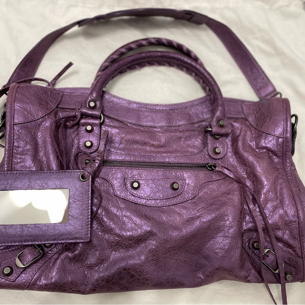 Balenciaga Agneau Classic Hardware City, authentic